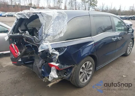 2021 Honda Odyssey Ex-L из США, поврежденный, VIN 5FNRL6H75MB041136